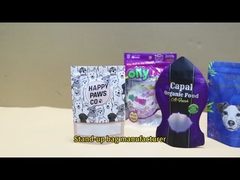 Κατασκευαστής ΠΕΤ συσκευασία τροφίμων πλατύ κάτω φερμουάρ πλαστικό σάκο συσκευασίας τροφίμων για σκύλους