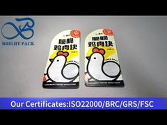 Κοτόπουλο σε μορφή λυοφιλοποίησης, πλαστική σακούλα