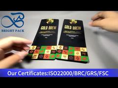 eight-side sealed compostable coffee bag