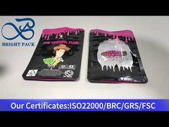 child proof zipper bags with clear window