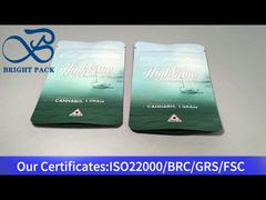 green child proof plastic bags