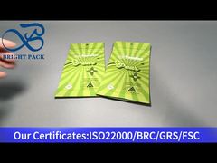 green small child-resistant locking closure bag