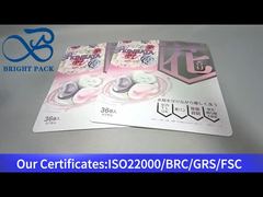 stand up τσάντα φερμουάρ για απορρυπαντικό με άρωμα λουλουδιών