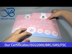 ροζ λοβούς πλυντηρίου όρθιας τσάντας