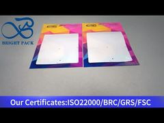 μικρή τσάντα με φερμουάρ καλωδίου με διάφανο παράθυρο