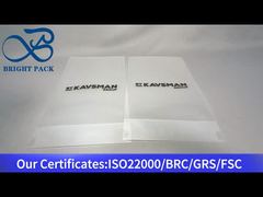 διάφανη όρθια πλαστική σακούλα χωρίς φερμουάρ