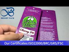 μωβ μικρή πλαστική σακούλα 1g με εύκολο άνοιγμα