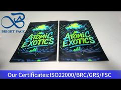 τσάντα stand up από σύνθετο φύλλο αλουμινίου με διάφανο παράθυρο