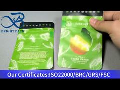 πράσινη μικρή σακούλα mylar ανθεκτική σε παιδιά