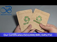 περιβαλλοντικά φιλική τσάντα ανάστησης από χαρτί kraft