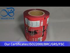 κόκκινο ρολό φιλμ αλουμινίου για σοκολάτα