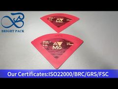 κόκκινο σακουλάκι συσκευασίας ακανόνιστου σχήματος για καφέ 15γρ