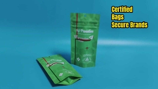 Τσάντα συσκευασίας κάνναβης Πιστοποιημένο από τις ΗΠΑ Χύμα ανθεκτικό στα παιδιά για μάρκες