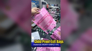 Προσαρμοσμένες Child Proof Exit Bags: Συμβατές με τις Η.Π.Α.