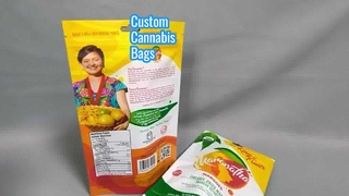 Πλαστικές σακούλες προσαρμοσμένης εκτύπωσης με φερμουάρ για χονδρική πώληση κάνναβης