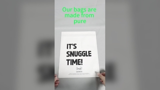 Τσάντα ταχυδρομικών ενδυμάτων 40g Glassine Pure Paper με αυτοσφραγιζόμενη αυτοκόλλητη ταινία και πλήρως ανακυκλώσιμο Pac