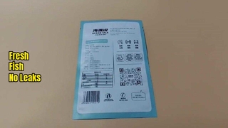 Αδιάβροχες σακούλες συσκευασίας τροφίμων για αποθήκευση και χονδρική διανομή φρέσκων ψαριών