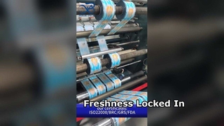 Συσκευασία σνακ μεμβράνη σε ρολό B2B Χονδρική Ασφαλής Τρόφιμα Προσαρμοσμένο φράγμα θερμικής σφράγισης