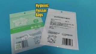 Τσάντα οδοντικών νημάτων Hygienic Resealable Bulk for Oral Care Brands