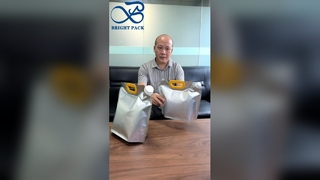 όρθια θήκη στομίου Αδιάβροχη Αεροστεγής θήκη υγρών ποιότητας τροφίμων