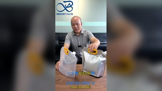 Σακούλα στόμιου Αδιάβροχη θήκη συσκευασίας υγρών ποιότητας τροφίμων