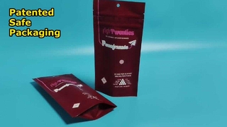 Συσκευασία ανθεκτική στα παιδιά Χύμα με δίπλωμα ευρεσιτεχνίας ΗΠΑ για παγκόσμιες μάρκες κάνναβης