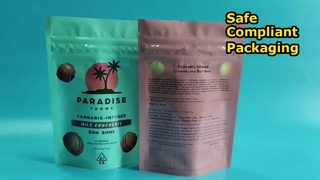 Προσαρμοσμένες τσάντες ανθεκτικές στα παιδιά για κάνναβη με τις κατοχυρωμένες με δίπλωμα ευρεσιτεχνίας ΗΠΑ Λύσεις Συμμόρφωσης CR