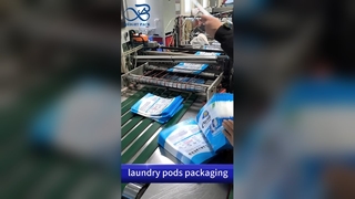 Πλαστική σακούλα για κάψουλες πλυντηρίου: Ασφαλείς θήκες για παιδιά με προστασία από διαρροές B2B προσαρμοσμένες εκτυπωμένες θήκες