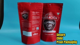 Πλαστικές σακούλες με δίπλωμα ευρεσιτεχνίας για παιδιά για συμμόρφωση με τους κανονισμούς κάνναβης και φαρμάκων