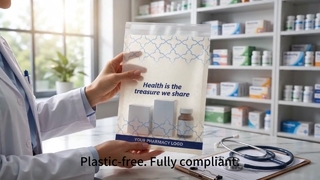 Ημιδιαφανής Ιατρική θήκη συσκευασίας Luxury Pharma Barrier Paper Glassine Paper