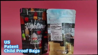 Κατασκευαστής Child Proof Bag κατασκευαστής με πατενταρισμένες λύσεις συσκευασίας CR από τις ΗΠΑ