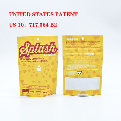 Προσαρμοσμένες αποσμητικές σακούλες Mylar ασφαλή για παιδιά για συσκευασίες καπνού με ασφαλή πλαστική κλειδαριά