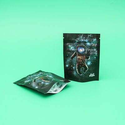 Lb Mylar τσάντα μαύρο χύδην Παιδικής Ασφάλειας Mylar Ziplock τσάντες για ασφαλή κομψή αποθήκευση