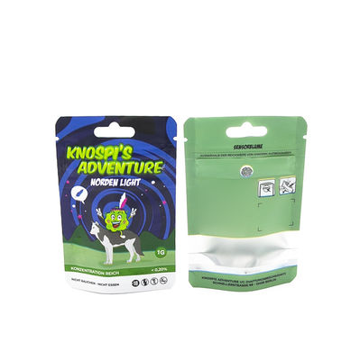 Τυπωτική προσαρμοσμένη Παιδικά αδιάβροχο φερμουάρ Αδιάβροχο φερμουάρ Επανακλείσιμη συσκευασία Μύλαρες για καπνό