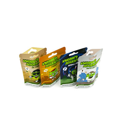 Αλουμινένιο φύλλο Doypack πολύχρωμη εκτύπωση προσαρμοσμένη επανακλειδωτή Stand Up Smell Proof Zipper Mylar Packaging Pouch Bag