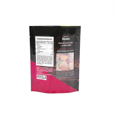 Προσαρμοσμένο Stand Up Zipper Pouch για Nut Food Υποστήριξη ανοιχτό παράθυρο