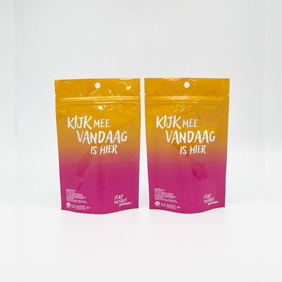 Πατενταρισμένη κλειδαριά μικρού παιδιού FDA Τροφική ποιότητα πρώτες ύλες υγρασία και αεροστεγή κλειδαριά παιδιού Zipper bag Custom Mylar bags