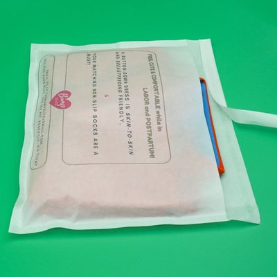 Επεξεργασμένες ανακυκλώσιμες τσάντες με ράβδους ρούχα Τσάντες φροντίδας δέρματος συσκευασίες βιοδιασπώμενες τσάντες χαρτιού από γυαλί