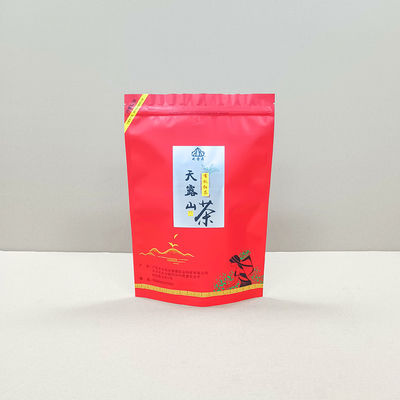 Πολυδιάστατες αλουμινωμένες πλαστικές σακούλες για τρόφιμα και σνακ με φερμουάρ διατήρησης τροφίμων