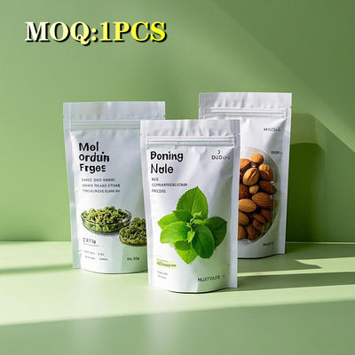 Χρωματιστή εκτύπωση Ματ Custom 90g Herbal Tea Packaging Stand Up Pouch