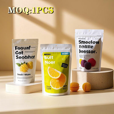 Προσαρμοσμένη Ματ Αλουμινίου Φόιλου Stand-Up τσάντα για σνακ Τσάι Σοκολάτα και Καφέ συσκευασία με ελεύθερο σχήμα