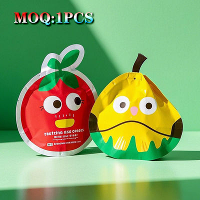 Τυποποιημένες βαλίτσες συσκευασίας γλυκών πλαστική συσκευασία μπισκότα σνακ τσάντες Ziplock πλαστική συσκευασία Stand up pouch