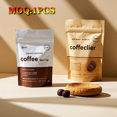 Προσαρμοσμένη ψηφιακή εκτύπωση ανακυκλώσιμη σύνθετη στέκεται επάνω τσάντα σπόροι καρυκεύματα μπαχαρικά συσκευασία Mylar τσάντα με Ziplock Zipper παράθυρο