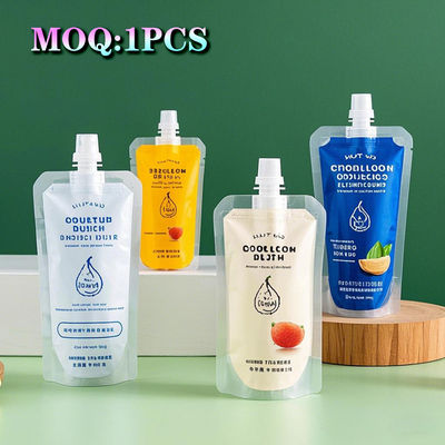 Προσαρμοσμένες επαναχρησιμοποιήσιμες τσάντες ανάποδης τσάντας με σφουγγαρίστρα υγρό βρέφος τροφή χυμός φρούτων σάλτσα λάσπη για ποτά συσκευασία λοσιόν