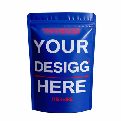 Προσαρμοσμένες τσάντες Mylar 3,5g - επανακλειδώσιμες τσάντες από αλουμινένιο φύλλο με σφραγίδα για συσκευασίες μπισκότων αρωματικά και ανθεκτικά στα παιδιά