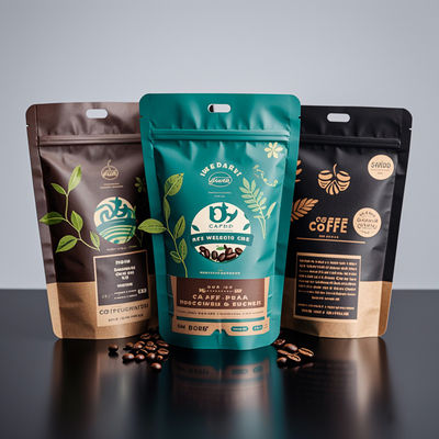 Προσαρμόσιμες πλαστικές σακούλες για συσκευασία τροφίμων με κλειδαριά και εκτύπωση λογότυπου