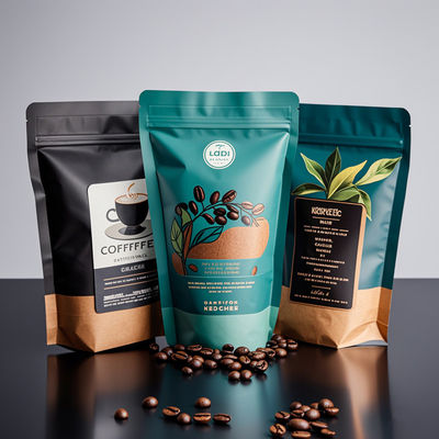 Χονδρικές τσάντες Mylar Custom Logo - Αντίοσχημες τσάντες από αλουμινένιο φύλλο για συσκευασία τροφίμων και καφέ