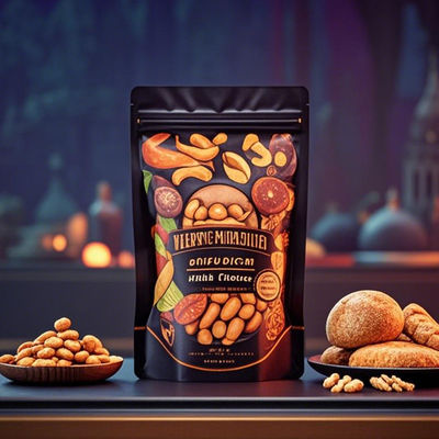 Υγρόστερες σύνθετες τσάντες για συσκευασία τροφίμων για σνακ και μπισκότα