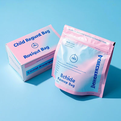 Περιβαλλοντικά φιλικές, ανθεκτικές στα παιδιά, επίπεδες σακούλες, υλικό συμβατό με το FDA, χονδρική επιλογή