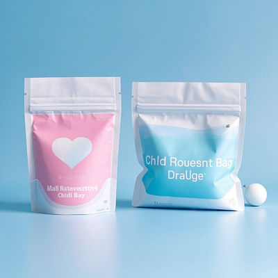 Πιστοποιημένο από την CPSC για την προστασία των παιδιών Σηκωμένες τσάντες Αεροσυστασιακή συσκευασία για τρόφιμα / συμπληρώματα